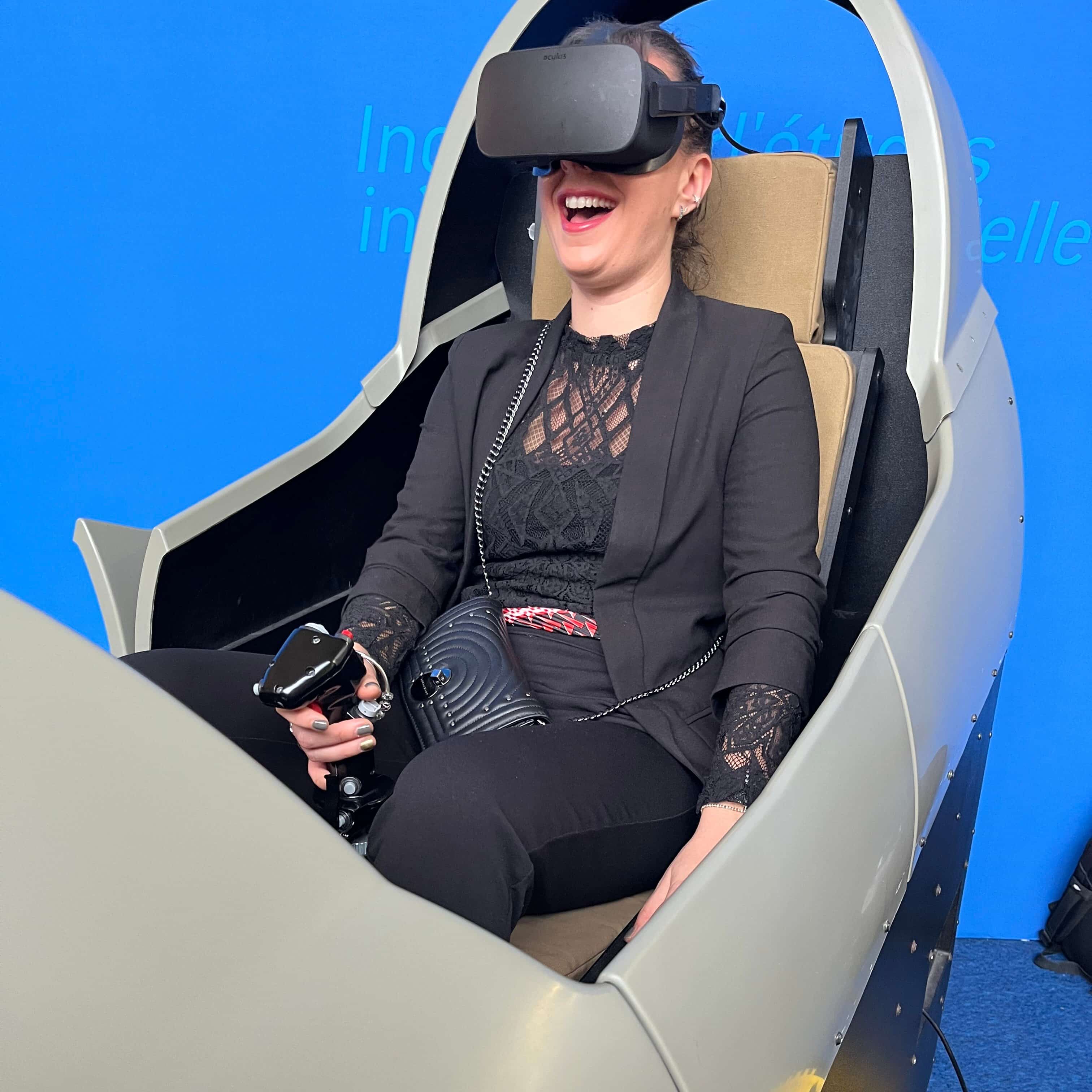 Simulateur de vol.