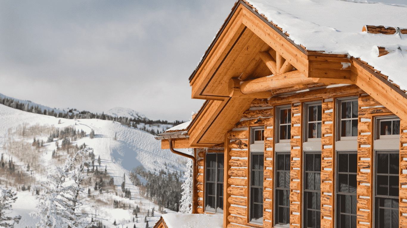 Chalet à la montagne.